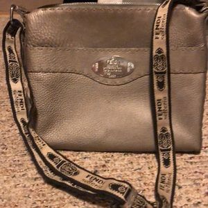 Fendi Sellers’s Messenger pewter/bronze handbag